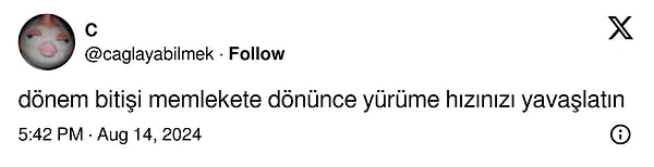 İşte dönüş için de en önemli tavsiye geldi! 👇