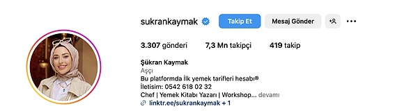 10. Şükran Kaymak (@sukrankaymak)