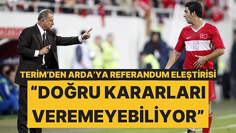 Fatih Terim, Arda Turan'ın Referandumdaki Evet Videosunu Eleştirdi