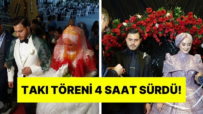 Van’da 4 Saat Süren Takı Töreninde 3 Kilo Altın 12 Milyon TL Nakit Para Takıldı