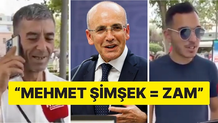 'Mehmet Şimşek'in Fotoğrafına Bakınca Ne Görüyorsunuz?' Sorusuna Vatandaşlar Tek Yanıtta Buluştu: "Zam"