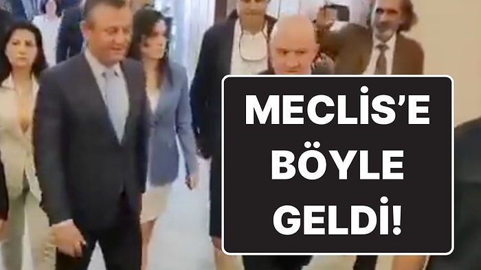 Ayağında Kırık Olan Özgür Özel İlk Kez Görüntülendi: TBMM’ye Can Atalay İçin Geldi