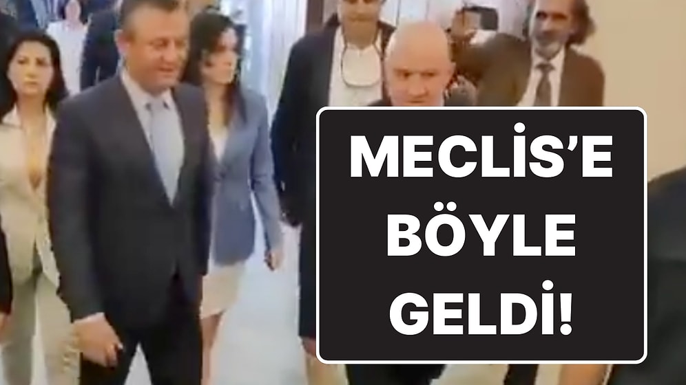 Ayağında Kırık Olan Özgür Özel İlk Kez Görüntülendi: TBMM’ye Can Atalay İçin Geldi