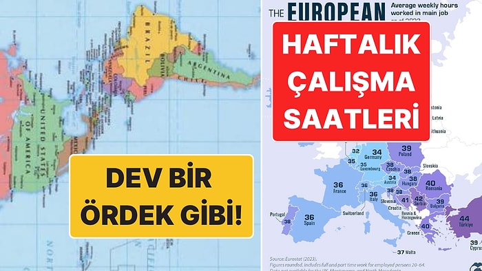 İncelemelere Doyamayacağınız Bu 10 Harita Hayata Bakış Açınızı Değiştirebilir!