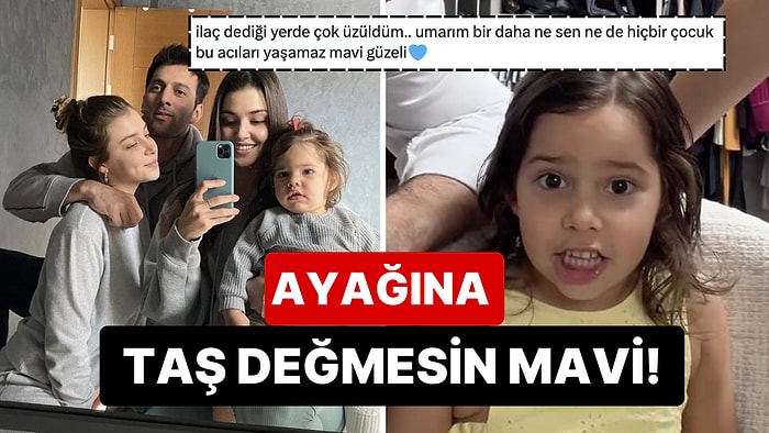 Hastalığını Yeni Atlatan Mavi'nin Bildiği Kötü Kelimeleri Sayarken 'İlaç' ve 'Saç' Demesi Yürek Dağladı!