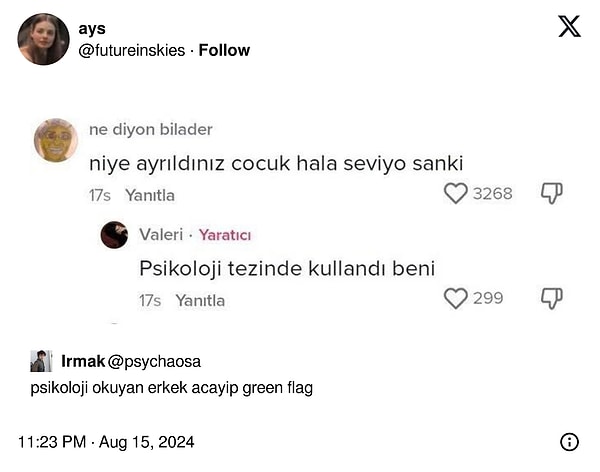 Çok sevdiğinden yapmıştır onu da 👇