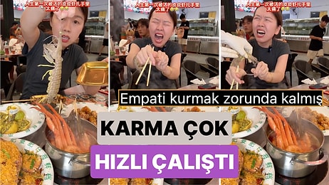 Empati Yapmak Zorunda Kaldı: Çinli Bir Kadın Canlı Bir Şekilde Yemeye Çalıştığı Karides Tarafından Isırıldı