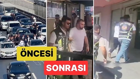 Trafiği Kapatıp Halay Çekmişlerdi: O Trafik Magandalarının Gözaltına Alındığı Anlar Paylaşıldı