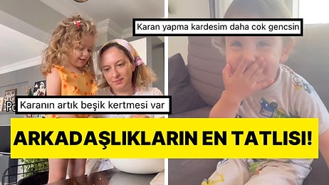 2 Yaşındaki Tatlı Çocukların Birbirlerine Olan Sevgileri Kalpleri Eritti