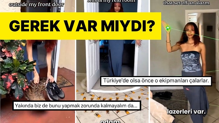 Evine Aldığı Güvenlik Önlemleriyle Ağızları Açık Bırakan Kadın: Fare Kapanından Süs Mankene