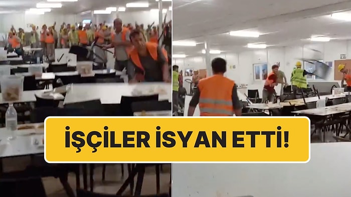 Şantiyede İşçilerin Yemek İsyanı: Yemeklerden Böcek Çıkıyormuş