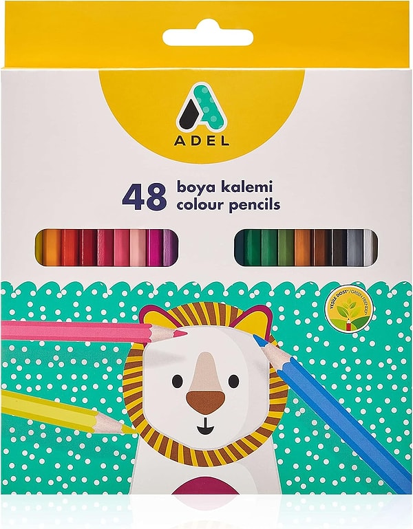 ADEL Kuru Boya Kalemi 48'li