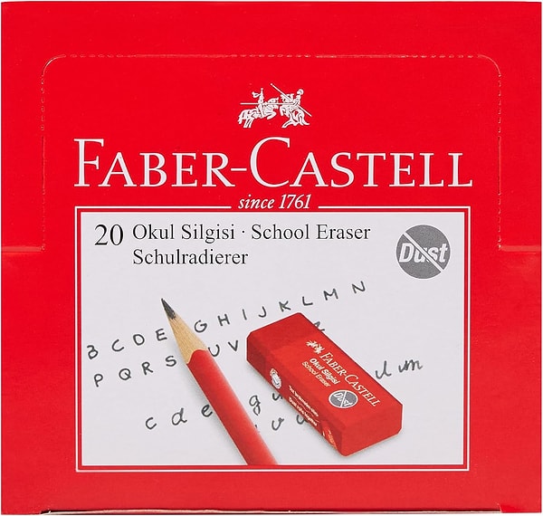 Faber-Castell Okul Silgisi, 20'li