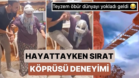 Torununun Sanal Gerçeklik Gözlüğünü Deneyen Babaanne Hayattayken Sırat Köprüsü Deneyimi Yaşadı