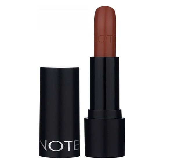 12. Note Deep Impact Lipstick Kremsi Dokulu Yarı Parlak Ruj 06 Cinnamon - Kahverengi