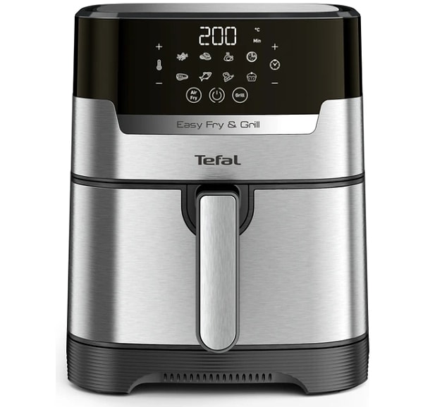 2. Tefal EY505D Easy Fry & Grill Precision+ Yağsız Fritöz Airfryer, 4,2 Litre Kapasite, Hava ile Kızartma & Izgara