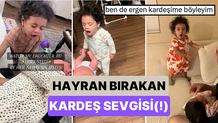 Yenidoğan Kardeşini Her Gördüğünde İstemsizce Öğürmeye Başlayan Miniğin Güldüren Anları