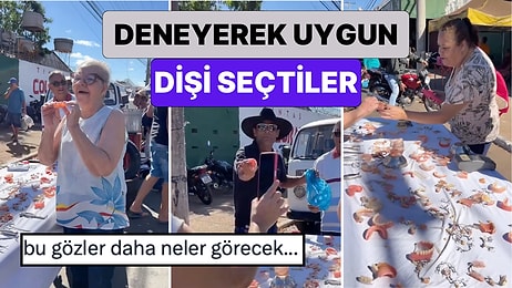 Bu Ne Ara Yaygınlaştı? Brezilya'da Takma Dişlerin Satıldığı Pazar Tezgahı Mideleri Altüst Etti