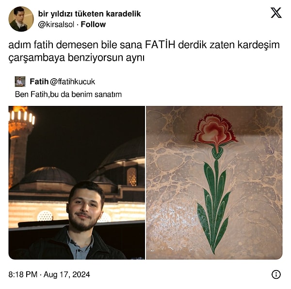 Dünyanın en Fatih insanı.