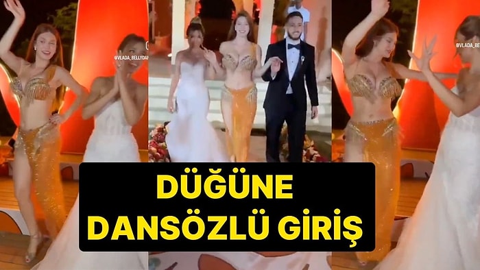 Düğün Girişini Dansözle Yaptılar: Çiftin Rahat Tavırları Sosyal Medyada Gündem Oldu