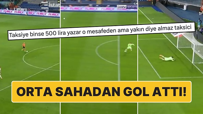 Böylesi Çok Az Görülür: Başakşehirli Figueiredo Alanyaspor'a Orta Sahadan Gol Attı!