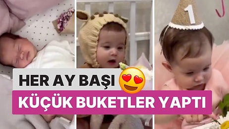 Her Ayın Başında Kızına Küçük Buketler Yapan Baba İçinizi Isıtacak!