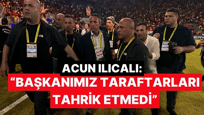 Acun Ilıcalı, Beyaz TV'de Fenerbahçe - Göztepe Maçındaki Olayları Anlattı