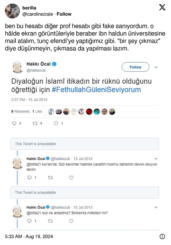 Tepkilerde eski defterler açıldı.