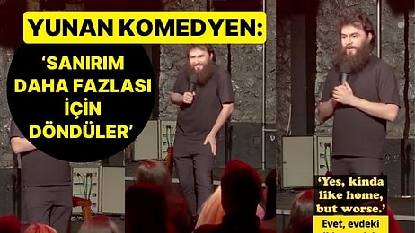 Yunan Komedyen, Türk Turistle Şakalaştı: 'Sanırım Daha Fazlası İçin Geldiler, İşgal Yok mu?'