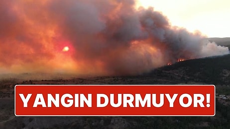 Çankırı'daki Orman Yangını Büyüyor: Evlerini Terk Eden Köylüler Endişe İçinde