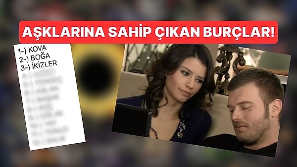 Bir kullanıcı, aşklarına en çok sahip çıkan karakterli burçların listesini paylaştı. Kova, Boğa ve İkizler ilk üçte yer aldı.