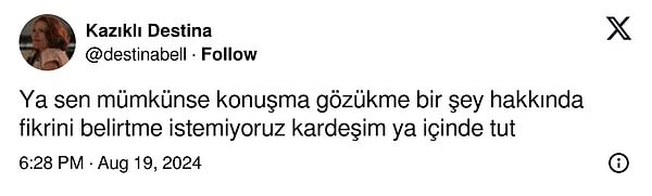 Aşk uzmanı triplerindeki hali de hem dikkat çekti hem de alay konusu oldu tabii! Buyrun, kimler neler demiş beraber bakalım! 👇