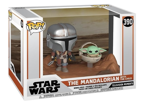 11. Funko Pop Figür Moment: Mandalorian-Mandalorian&Child