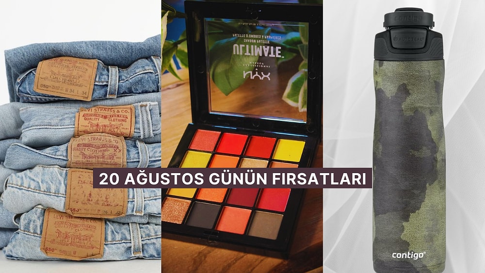 Bugün İndirimde Neler Var? Levi's Jeanlerden NYX Ürünlerine 20 Ağustos 2024 Günün Fırsatları