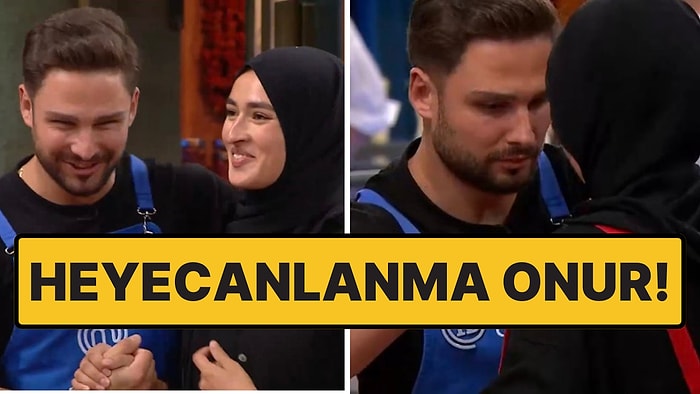 MasterChef'te Beyza'yı Karşısında Görünce Eli Ayağına Dolanan Onur İzleyicilerin Diline Düştü!