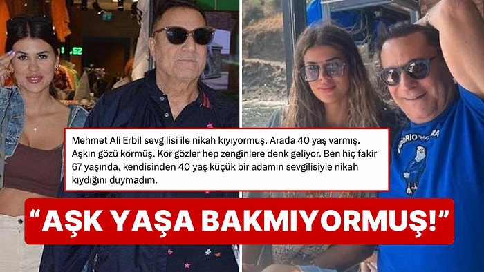 Mehmet Ali Erbil'in Kendisinden 40 Yaş Küçük Sevgilisi Gülseren Ceylan ile Dini Nikah Kıyması Dillere Düştü!