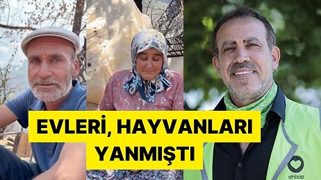 Haluk Levent Orman Yangınında Evi ve Hayvanları Yanan Aileye Sahip Çıktı