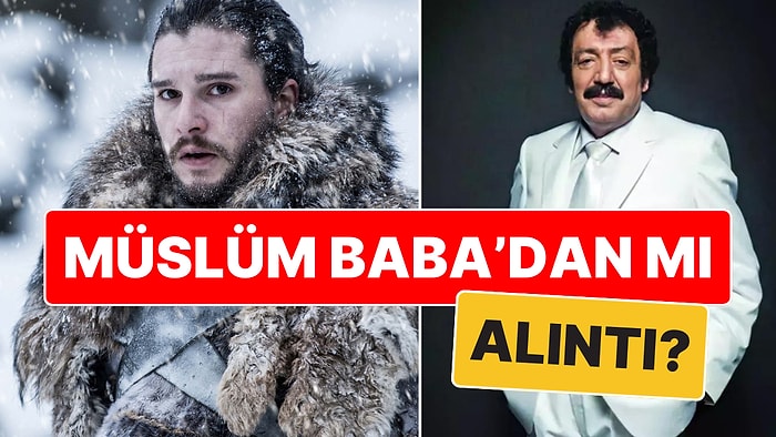 Herkesi İkiye Böldü: 'Game Of Thrones' Dizisinin Müziği ile Müslüm Gürses'in Şarkısını Karşılaştırdı!