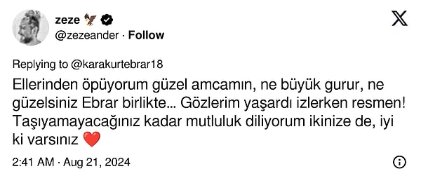 Gelin, Karakurt ve babasının duygusal anlarına sosyal medya kullanıcıları ne demiş birlikte bakalım!