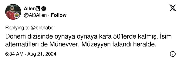 Gelin, ünlü oyuncunun ismini değiştirmesine sosyal medya kullanıcıları ne demiş birlikte bakalım👇🏻