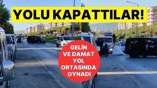 Yine Yolu Kapattılar! Trafiği Felç Eden Düğün Konvoyuna Ceza Yağdı