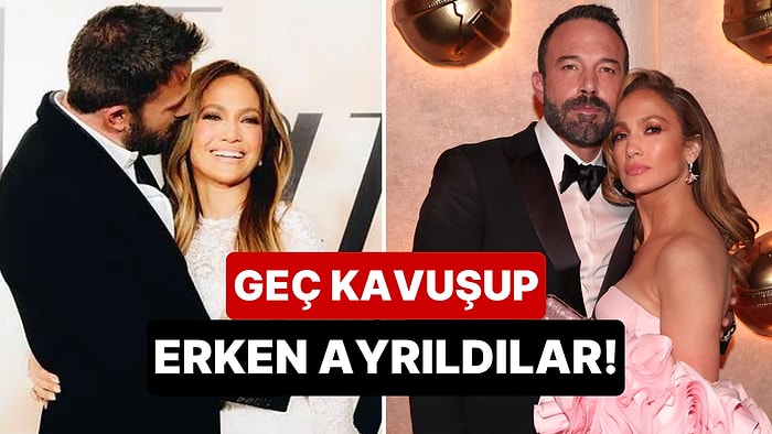 İddialar Doğru Çıktı: Jennifer Lopez 20 Yıl Sonra Evlendiği Ben Affleck'e Yıl Dönümlerinde Boşanma Davası Açtı