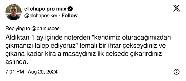 Olay hakkında yoruma yapanlardan bazıları, ev sahibine destek vererek, kiracısını nasıl çıkartabileceği hakkında öneri sunarken,