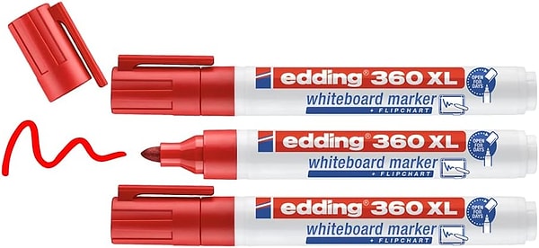 4. Edding 360 XL Beyaz Yazı Tahtası Kalemi