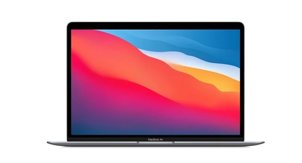 5. Apple MacBook Air M1 Çip 8GB 256GB SSD macOS 13" QHD Taşınabilir Bilgisayar Uzay Grisi MGN63TU/A