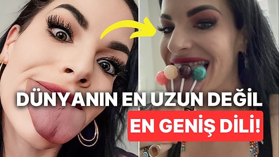 Dünyanın En Geniş Kadın Dili Rekoru 10 Yıl Sonra Kırıldı!