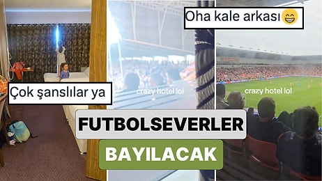 Futbolseverler Bayılacak: Bir Kadın Çocuklarıyla Gittiği Otelde Odasının Doğrudan Stadyuma Baktığını Gördü