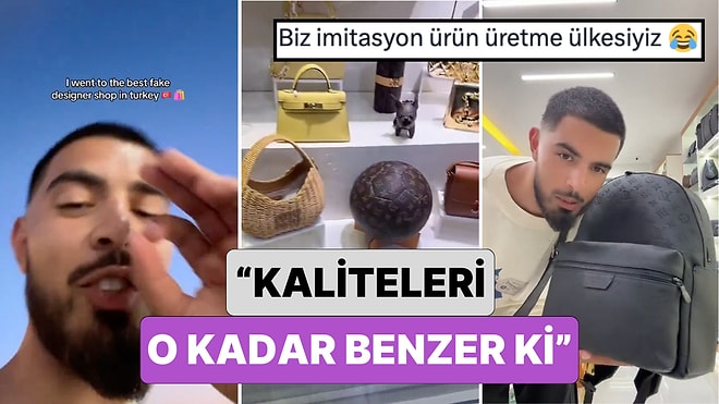 Türkiye'de Ünlü Markalarının Çakmalarının Üretildiği Mağazayı Gezen Turist Ürünler Karşısında Büyülendi