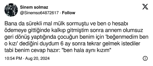 'Beğenmedim ben o kızı' 👇