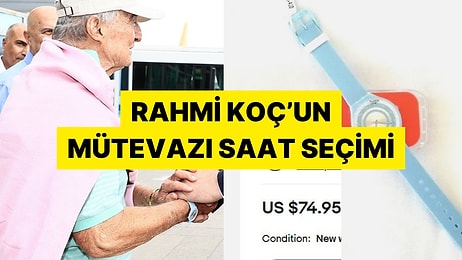 Rahmi Koç'un Kolunda Görüntülenen 75 Dolarlık Kol Saati Gündem Oldu